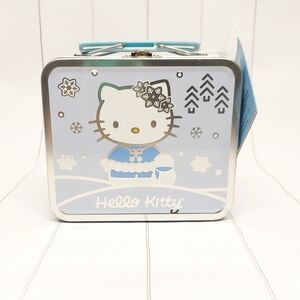 Vintage Hello Kitty Winter Tin Lunch Box